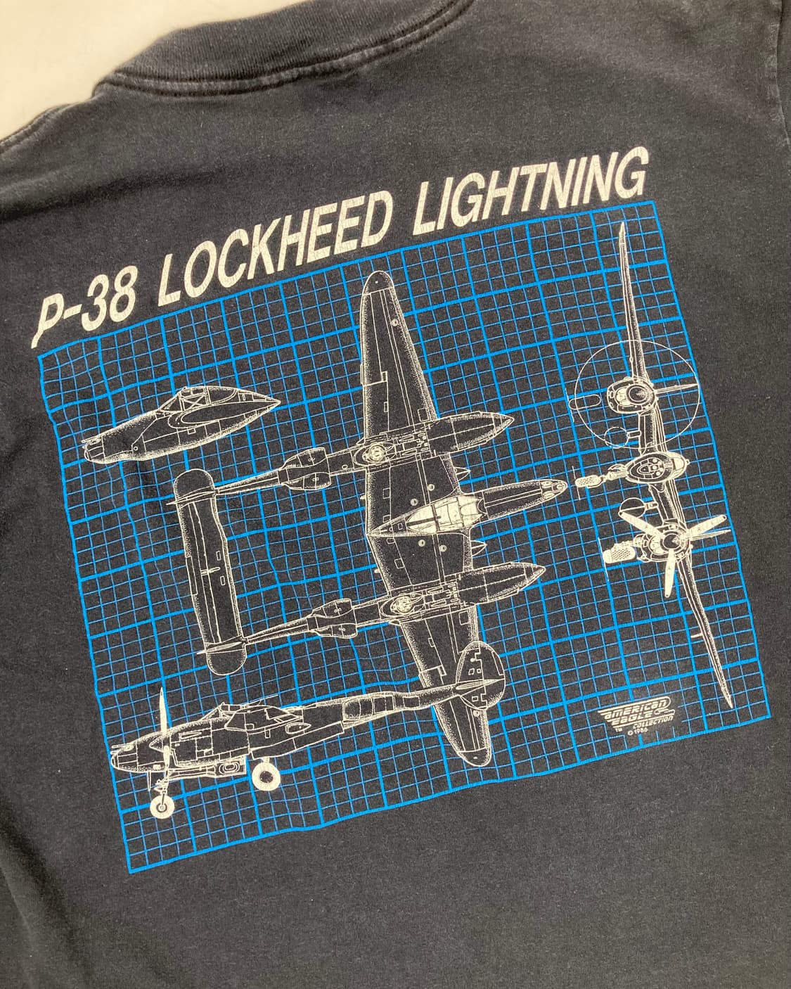 80s Single Stitched Tee (dark navy) 상품이미지7