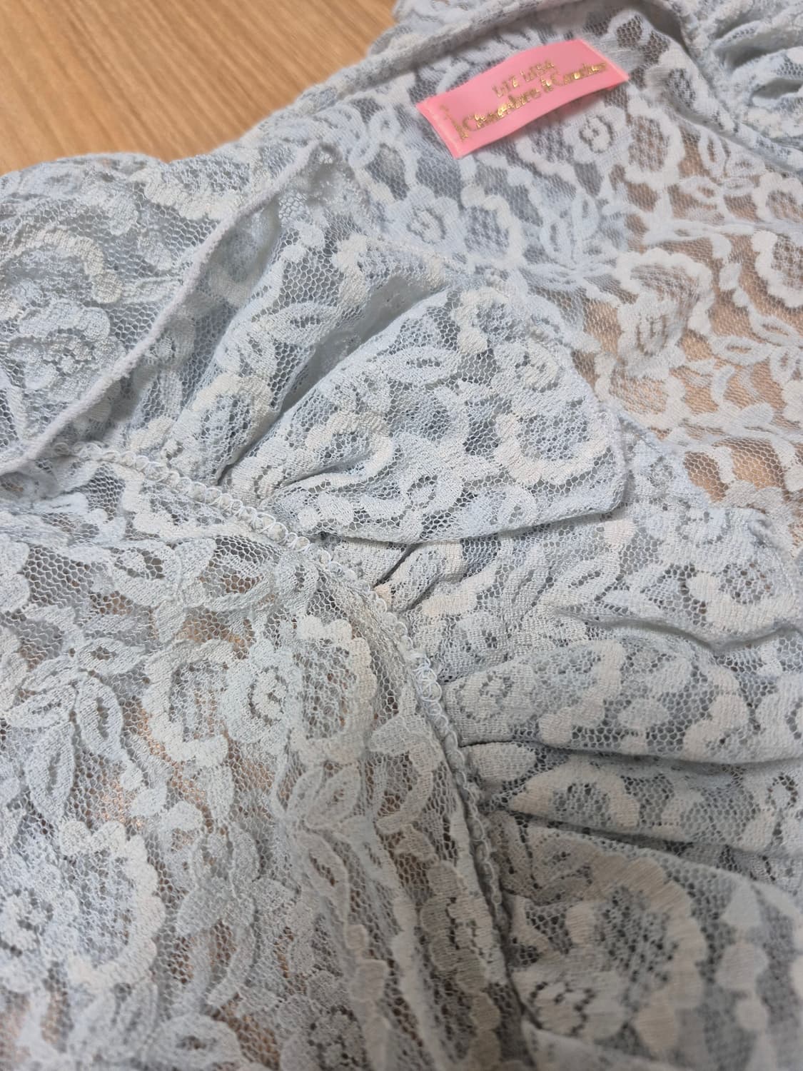 리즈리사 Chambre a couche 히메갸루 블루 레이스 후릴가디건 상품이미지6