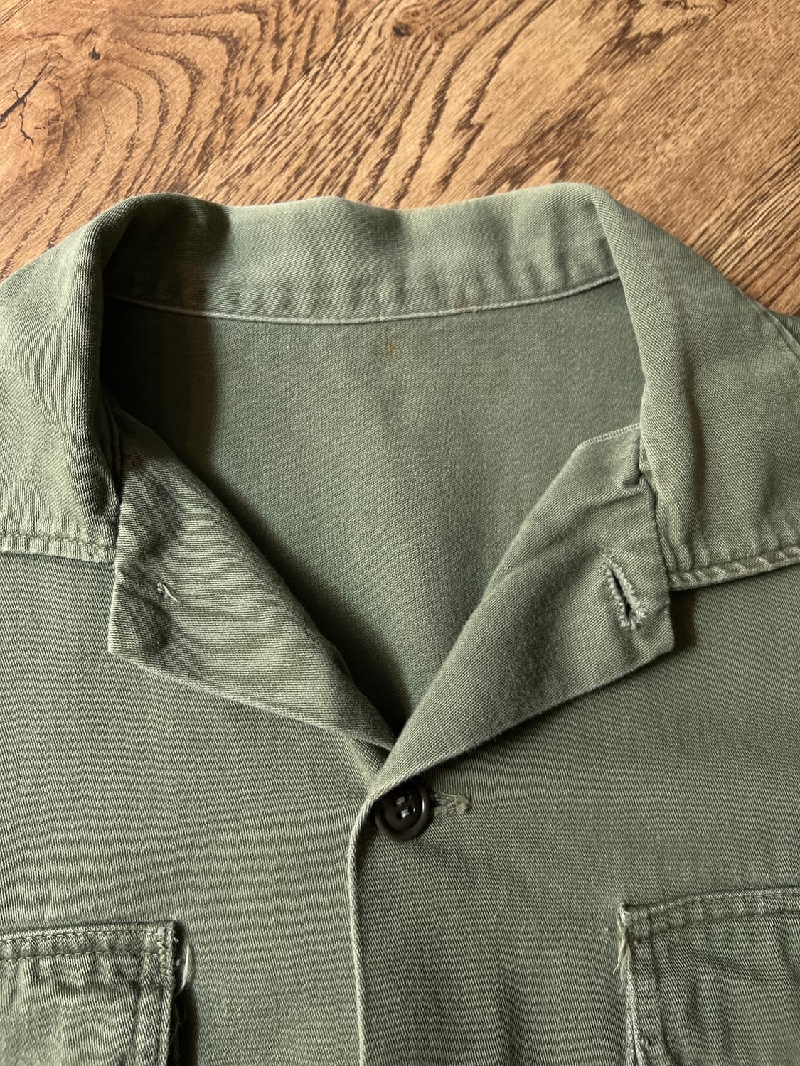 [XL]70's 오리지널 U.S ARMY OG-107 밀리터리 셔츠 상품이미지2