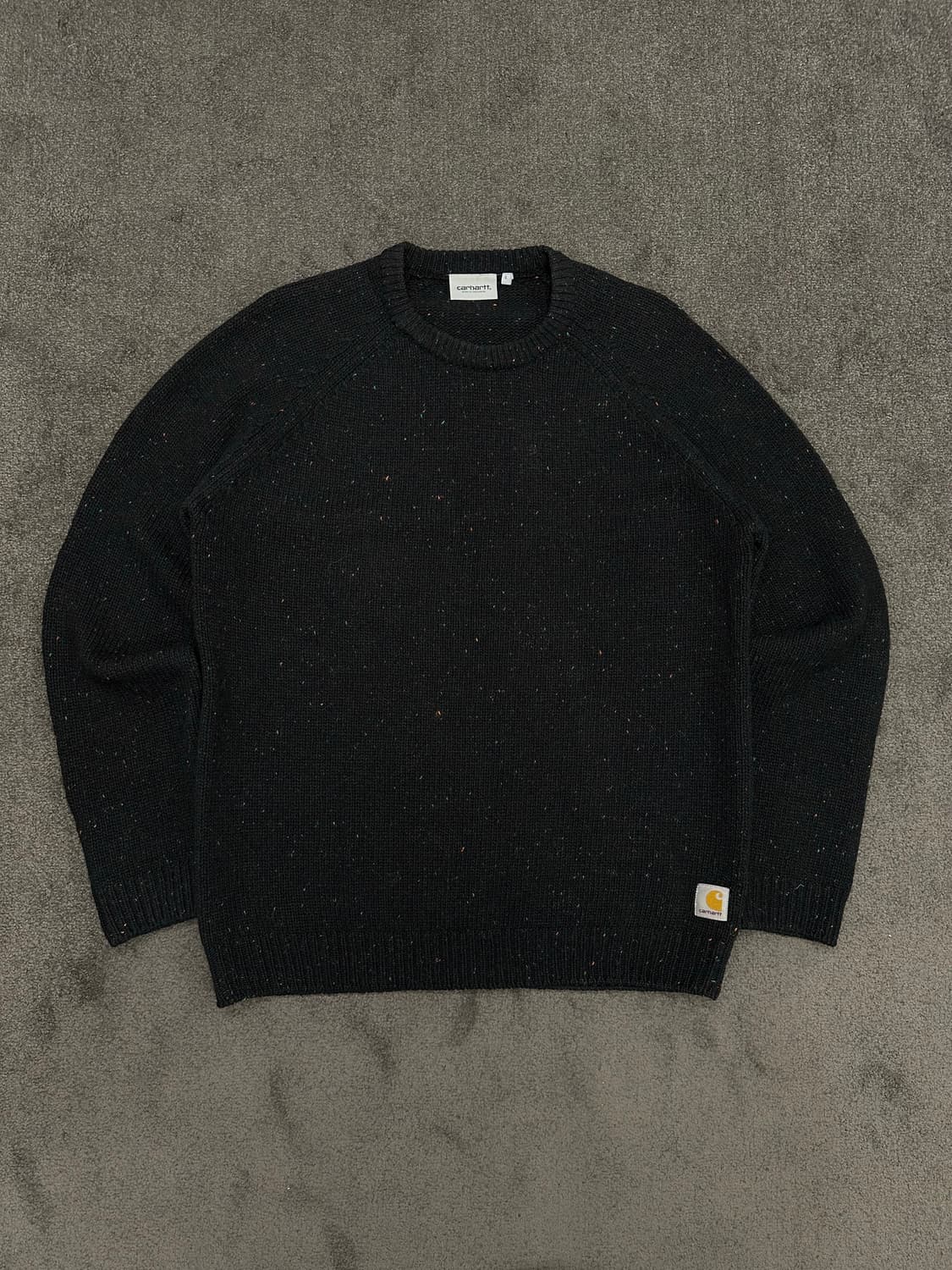 칼하트 앵글리스틱 스웨터 블랙 L 상품이미지1