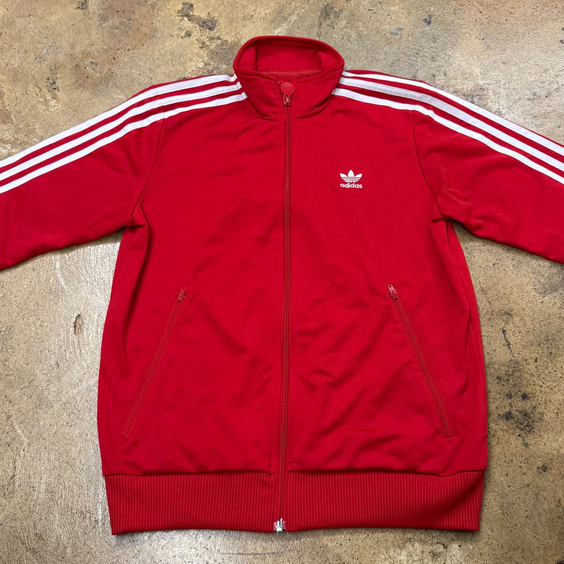[정품/L] 아디다스 삼선 트랙탑 레드 져지 b17 상품이미지3