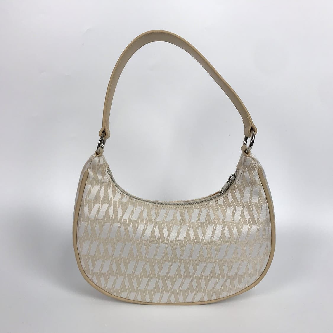 널디 레더 패브릭 호보 숄더백 여성 가방 상품이미지5