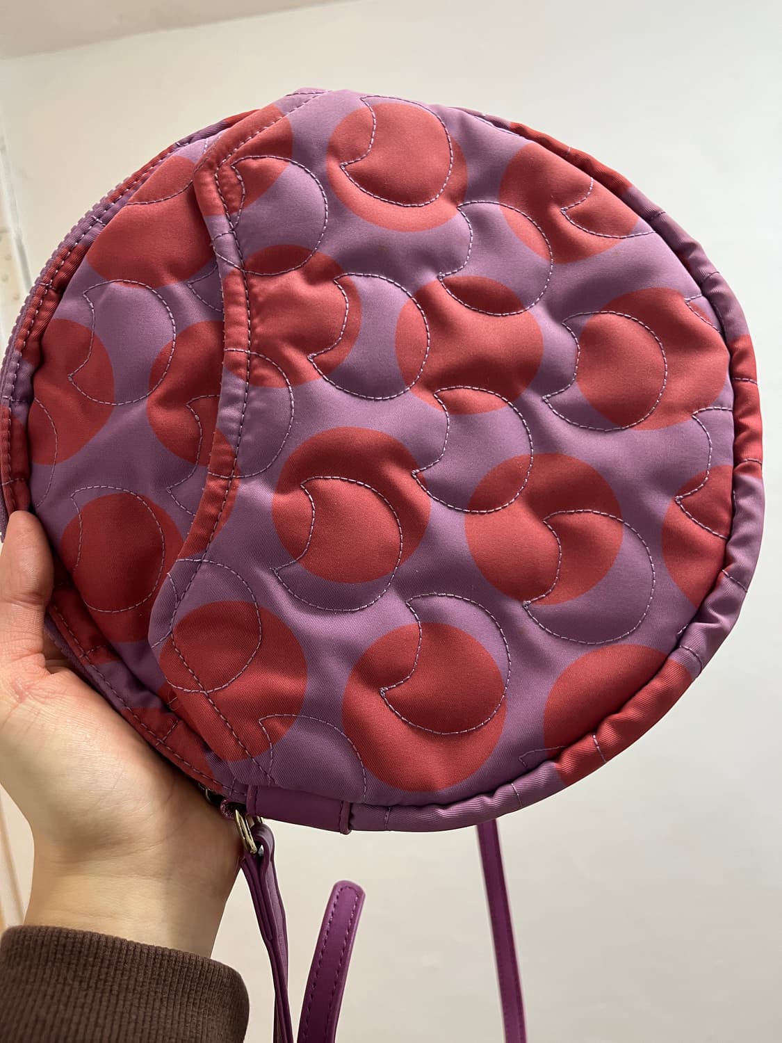 냥이가 숨겨진 퍼플 도트 크로스백 🐱 상품이미지8