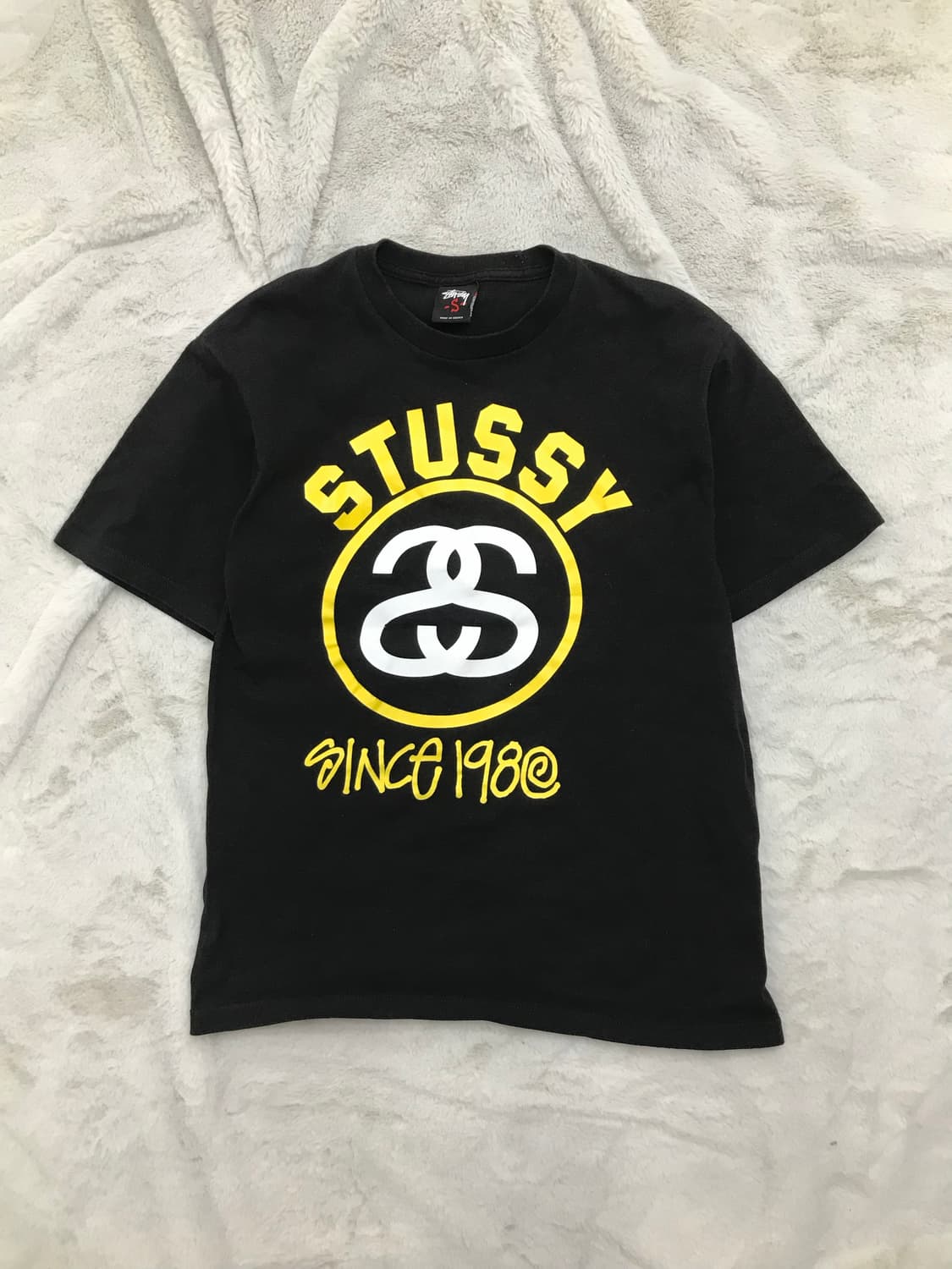 Stussy Yellow Logo T-shirt 상품이미지7