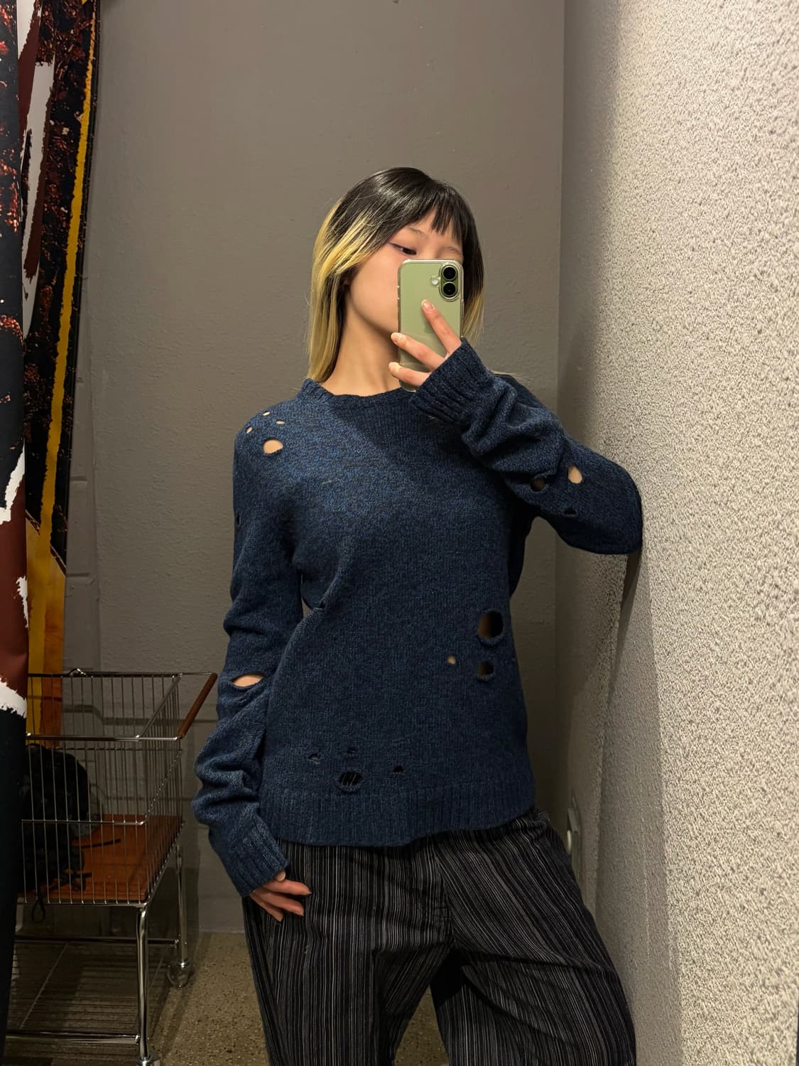 쟈딕엔볼테르 그런지 니트 상품이미지1