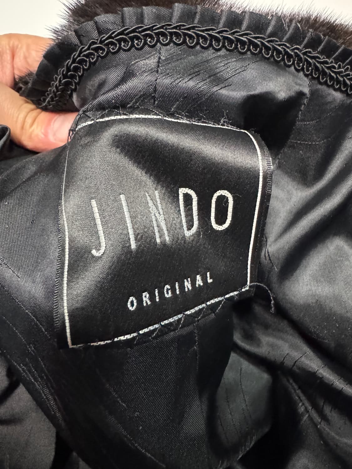 여성 진도 Jindo 모피 밍크 메일 100% 코트 상품이미지5