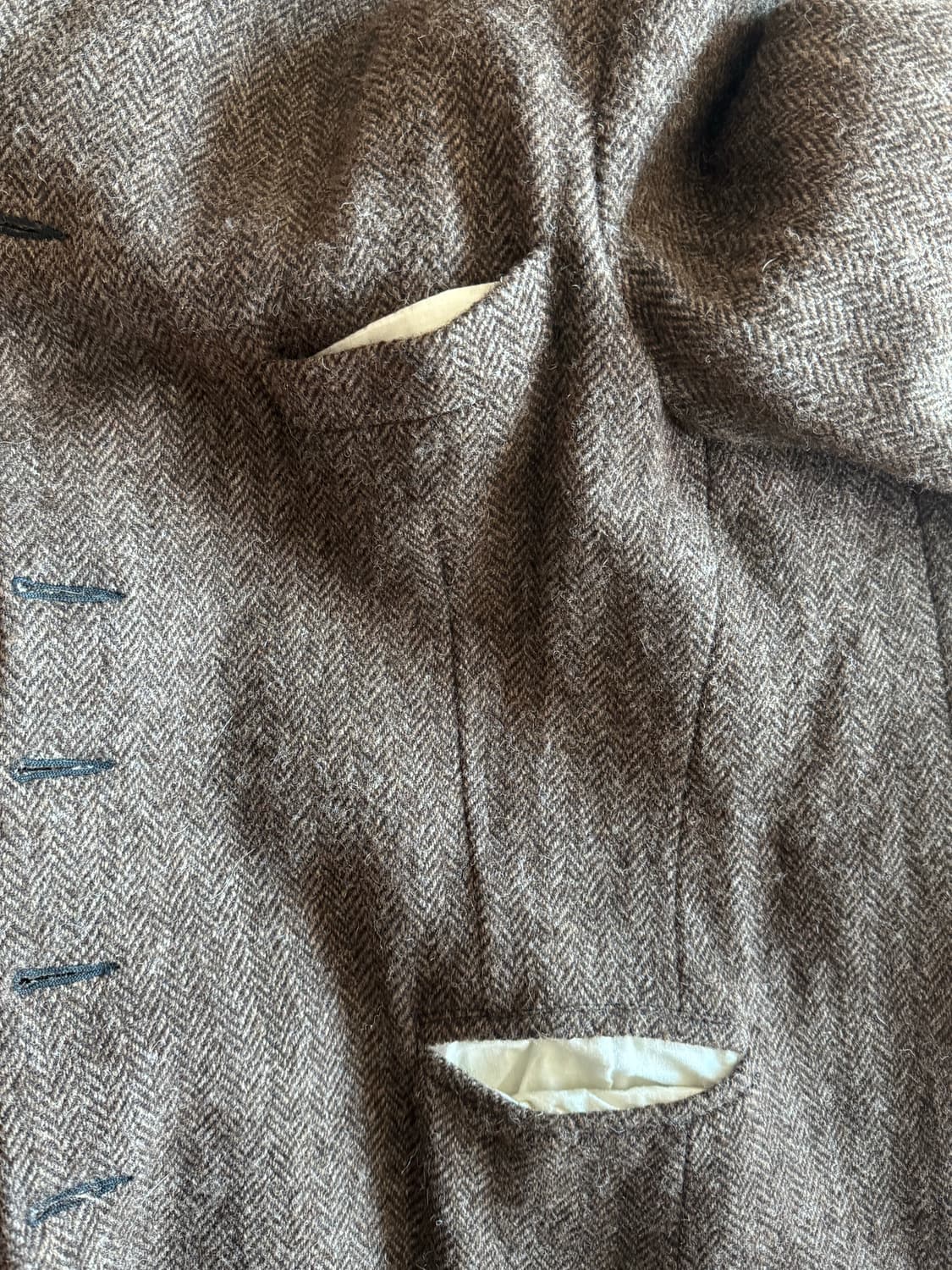 엘레나도슨 헤링본 코트 m 상품이미지3