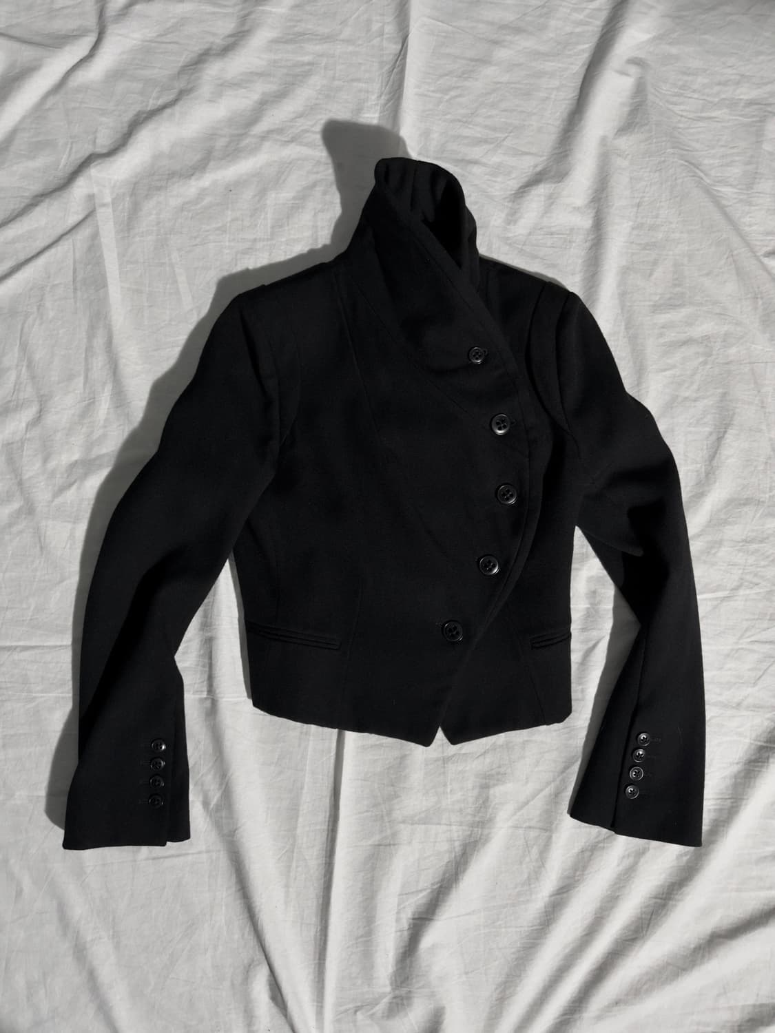 앤 드뮐미스터 본인기 하이넥 펜싱자켓 라나 울 크롭코트 상품이미지1