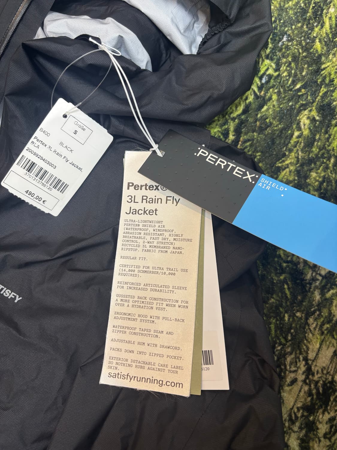 [새상품] Satisfy Pertex 3L Rain Fly Jacket 상품이미지2