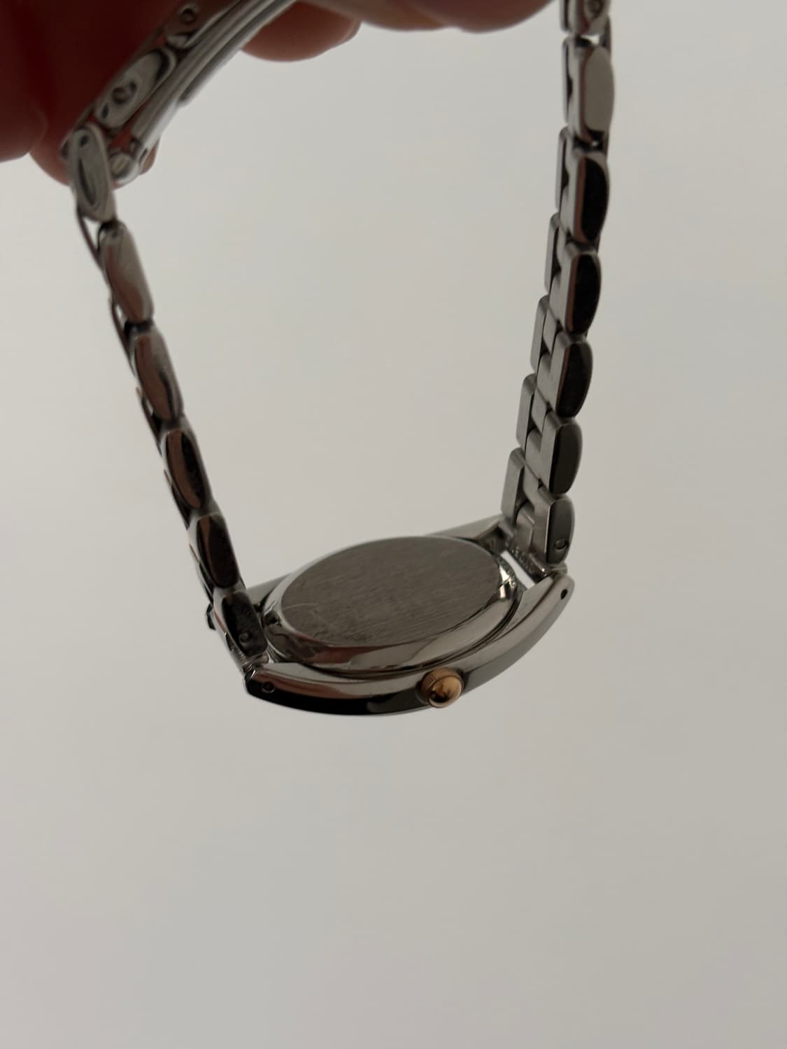 오리엔트 1990년대 빈티지 시계 실버 오벌 쿼츠 여성 상품이미지8