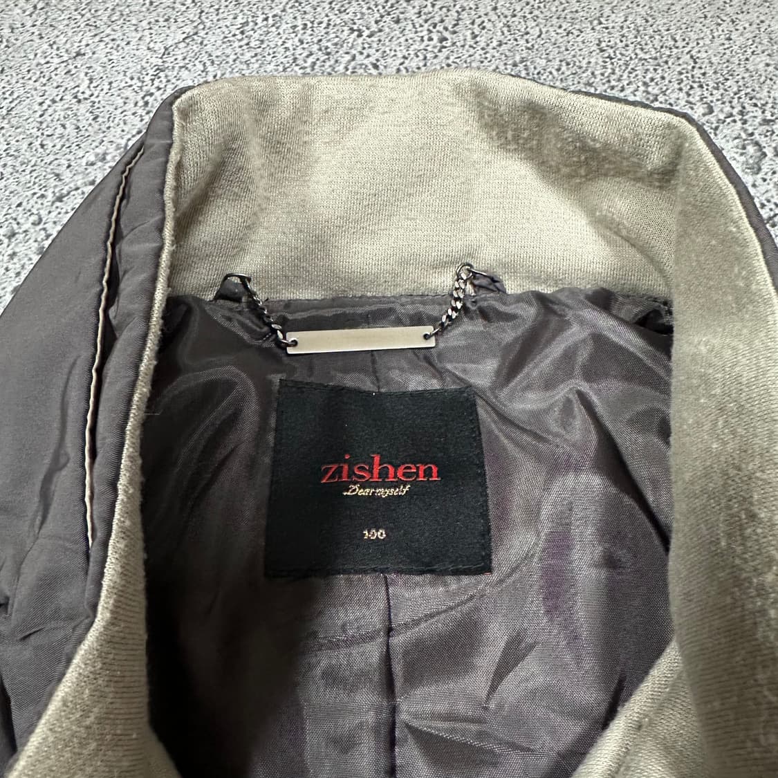 ✨ (바배) 지센 차콜 바람막이 자켓 상품이미지3