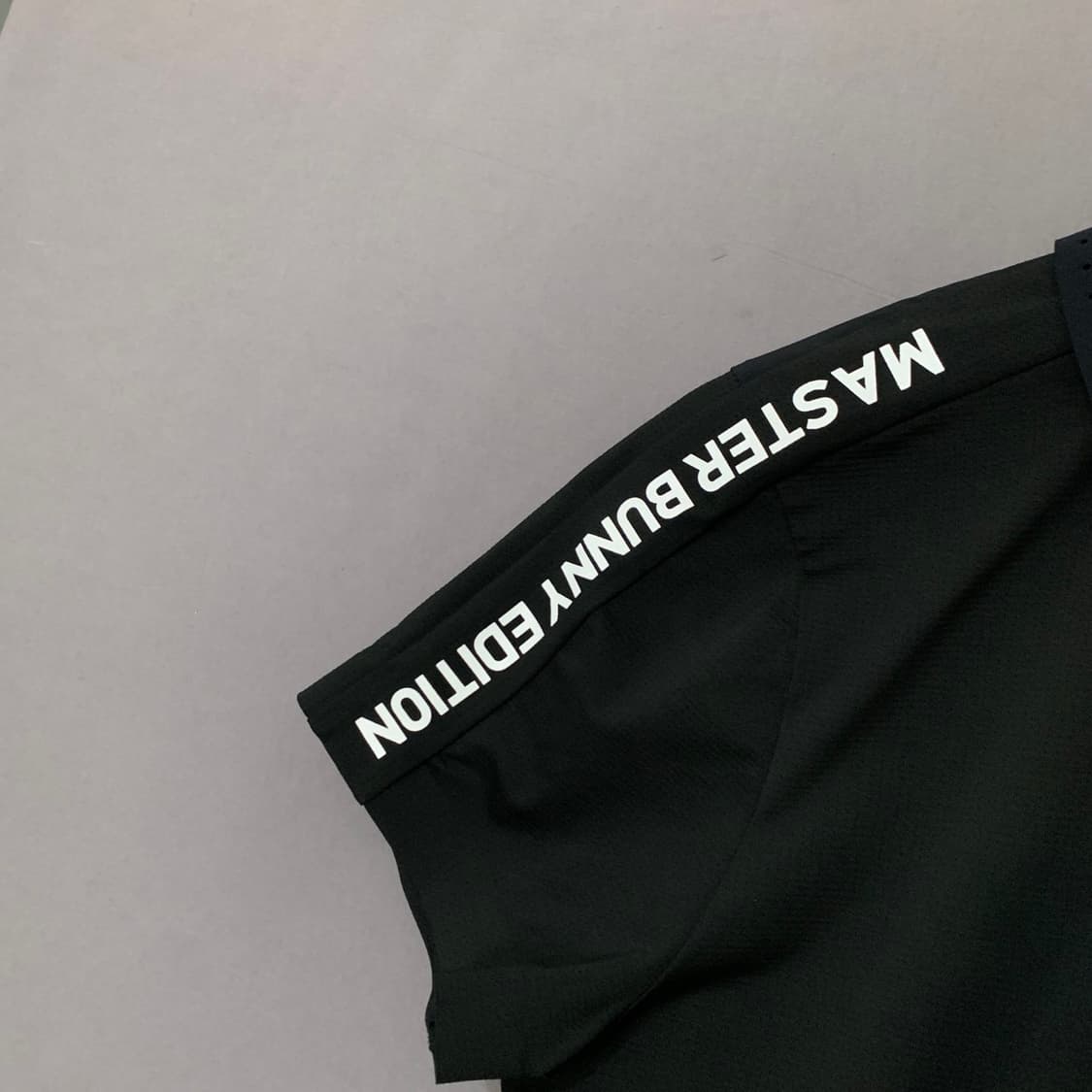 1 마스터바니에디션 골프 블랙 반팔 카라티 상품이미지4