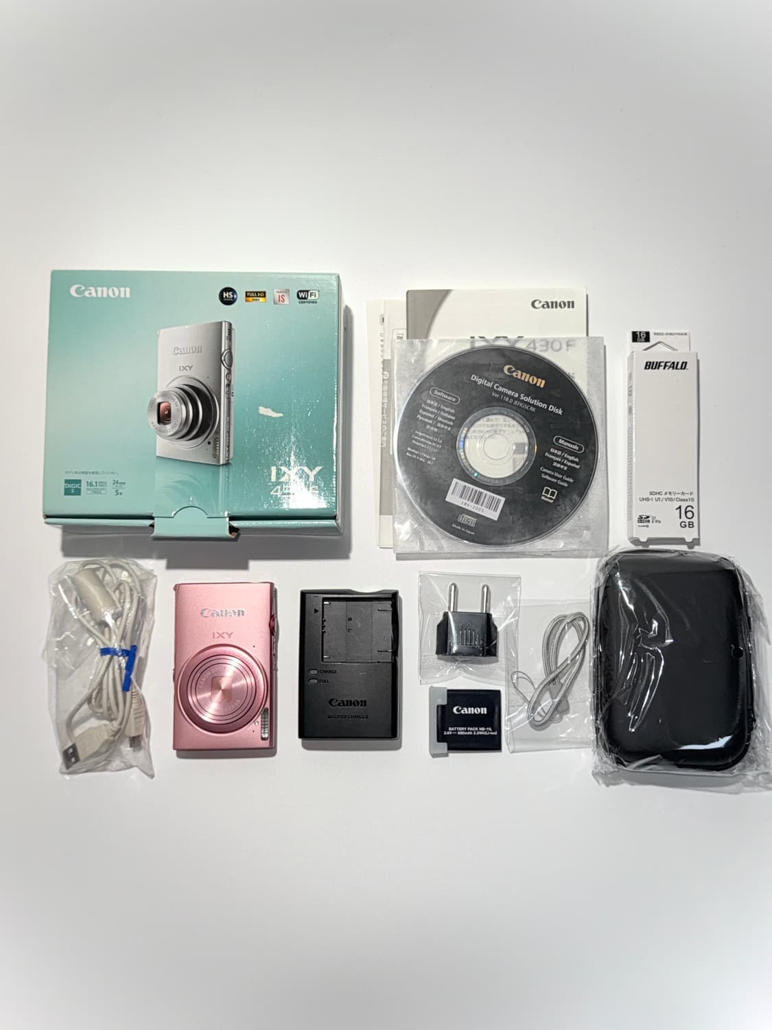 [희귀풀박스!] 캐논 익시 430f (익서스 245hs) 베이비핑크 디카 상품이미지2
