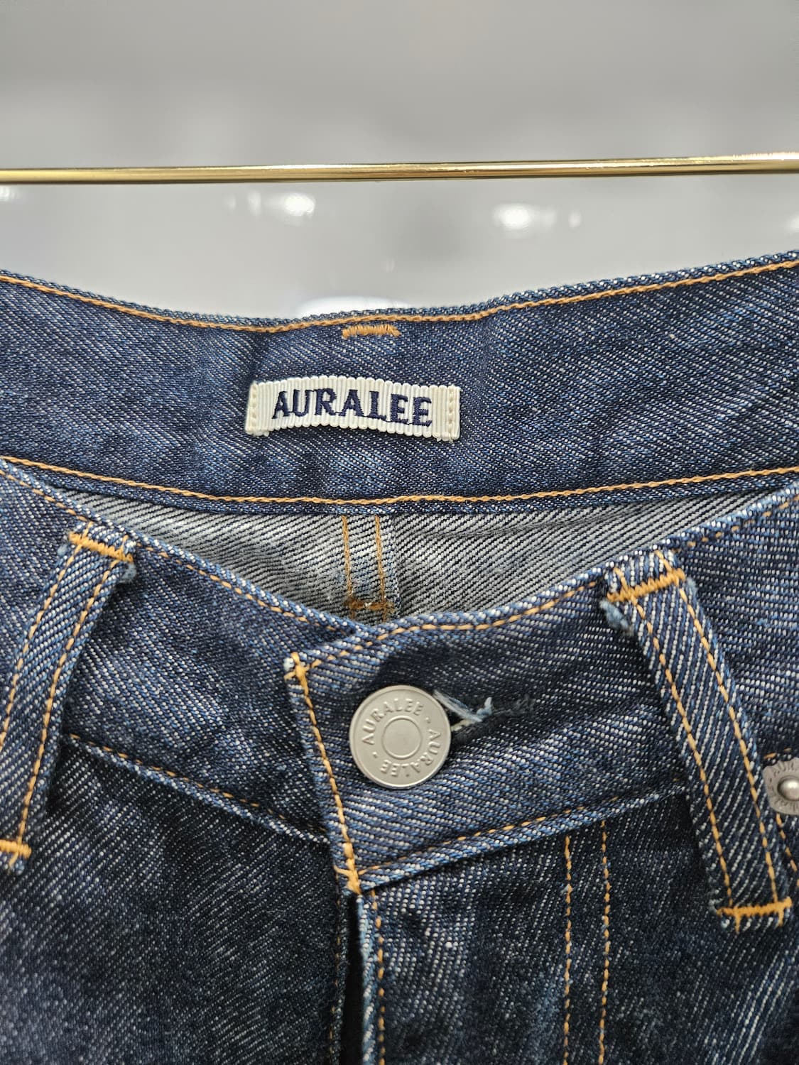 오라리 와이드 하드트위스트 데님 상품이미지5