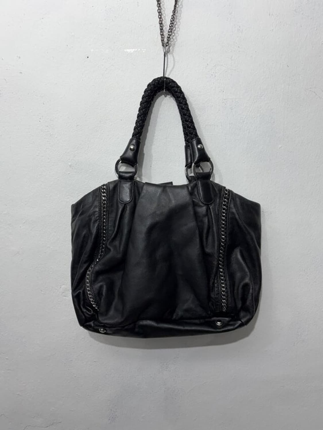 ARMANI COLLEZIONI Braided Leather Tote B 상품이미지7
