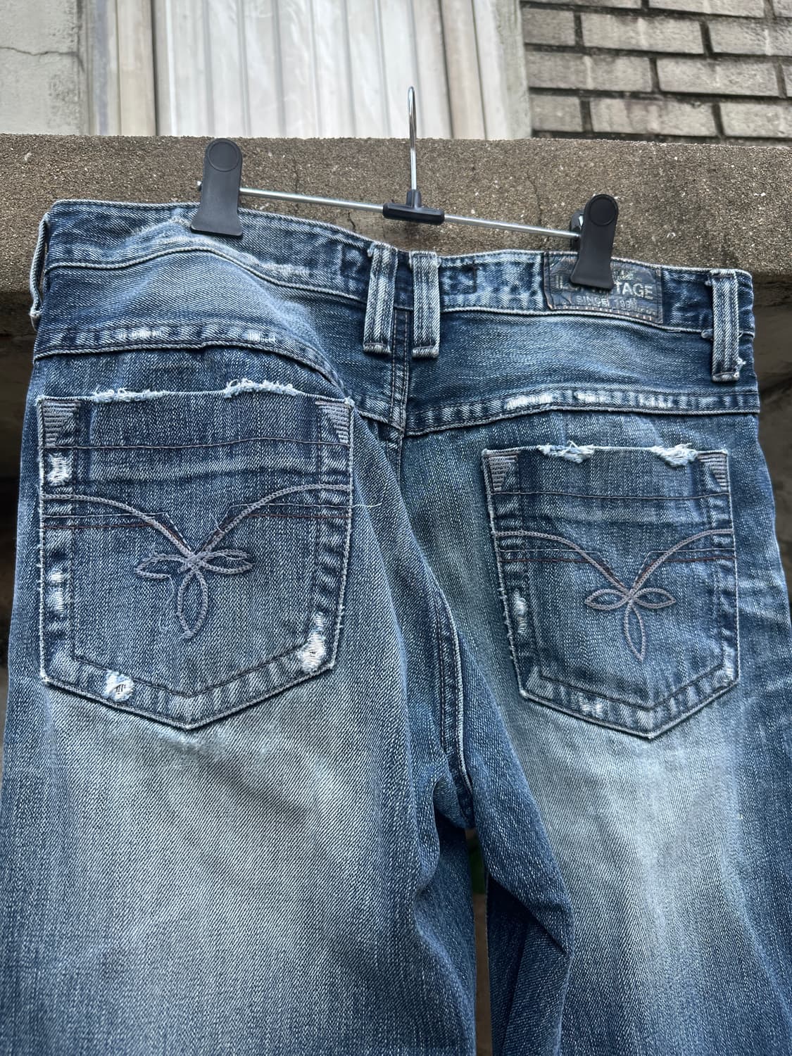 00s iloi vintage destroyed washing denim 상품이미지5