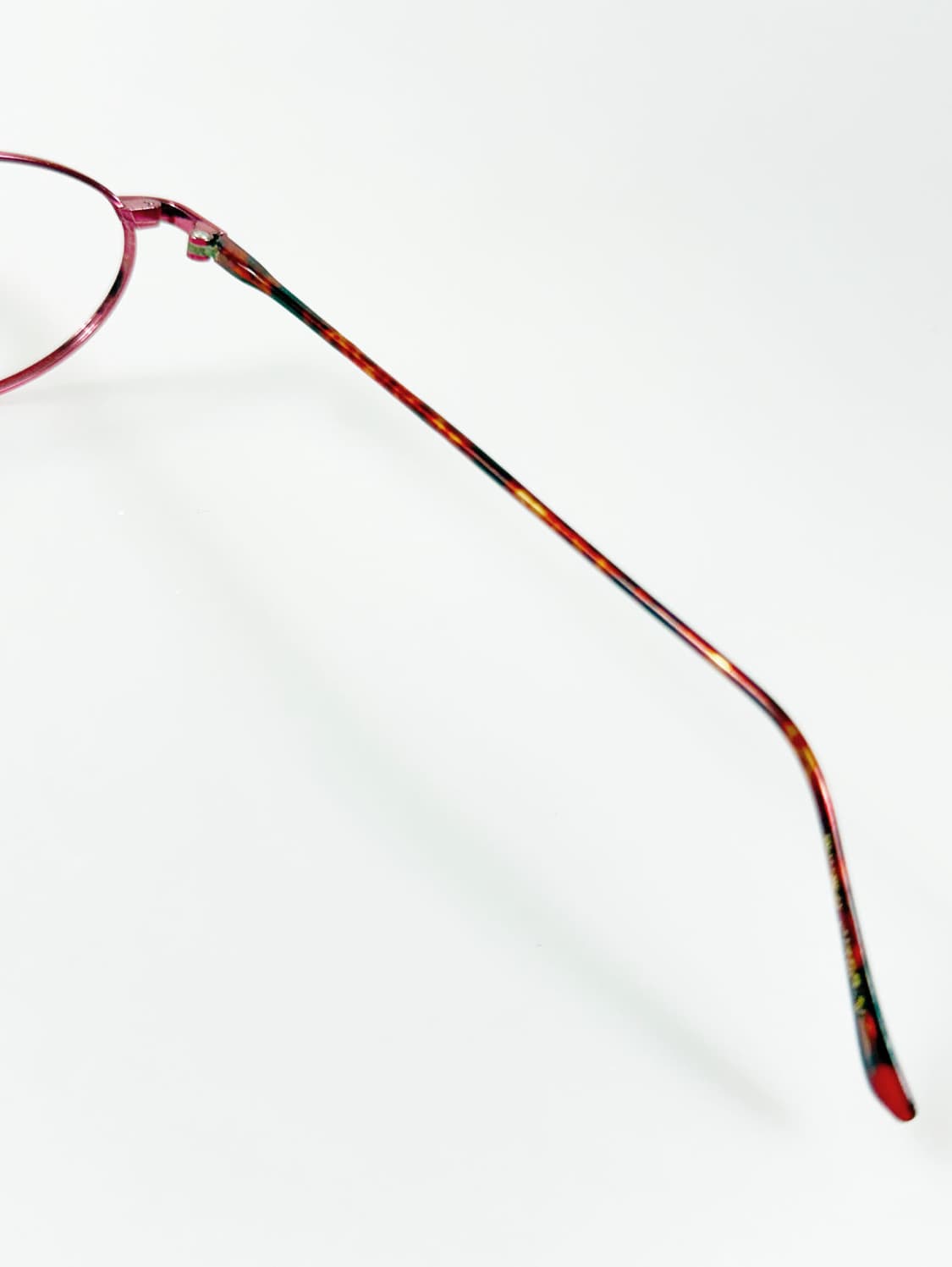 BANARO 핑크 슬림 오벌 메탈 프레임 빈티지 안경 상품이미지6