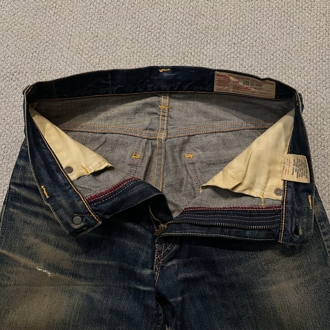 에비수 EVISU 야마네 세미부츠컷 데님 상품이미지7