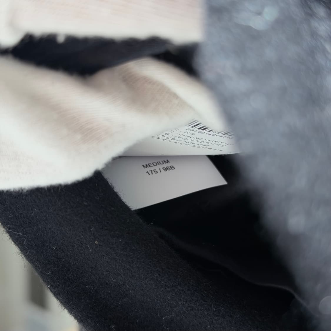 (A+/M) / 크롬하츠 블랙 실버 대거 레더 가죽 자켓 블랙 상품이미지10