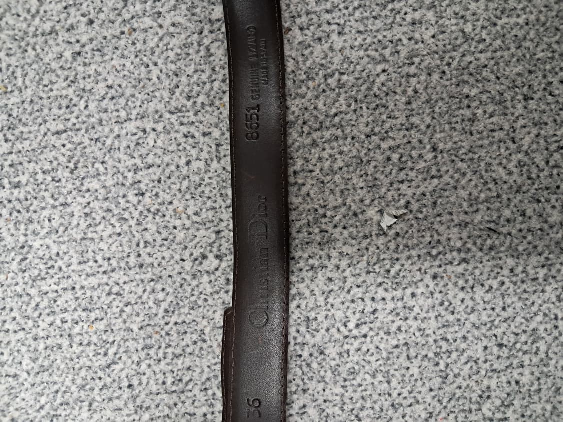 크리스찬디올 빈티지벨트 도마뱀가죽 상품이미지5