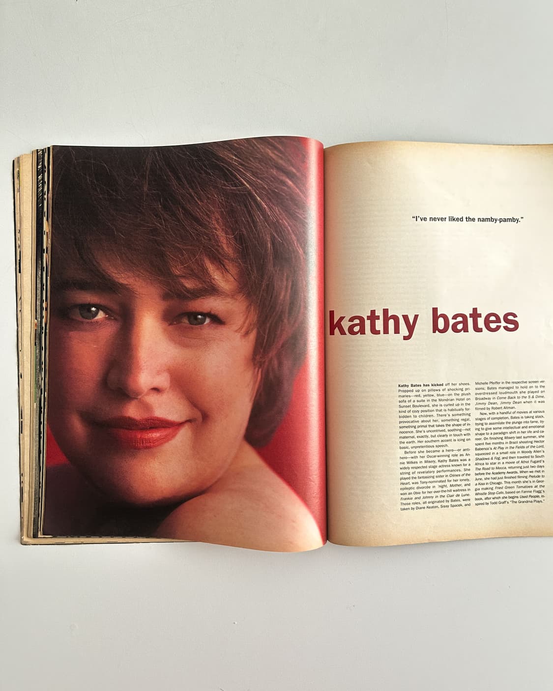 Interview August 1991 Kathy Bates 상품이미지2