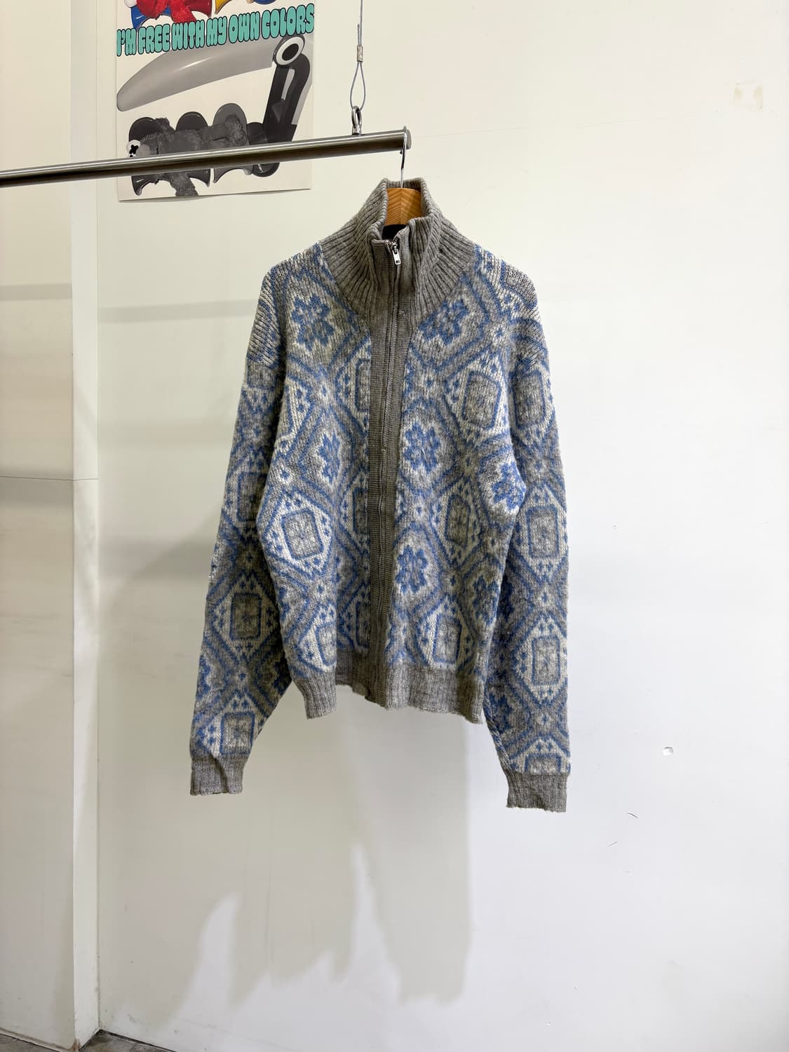 60's REVERE 니트집업 상품이미지1