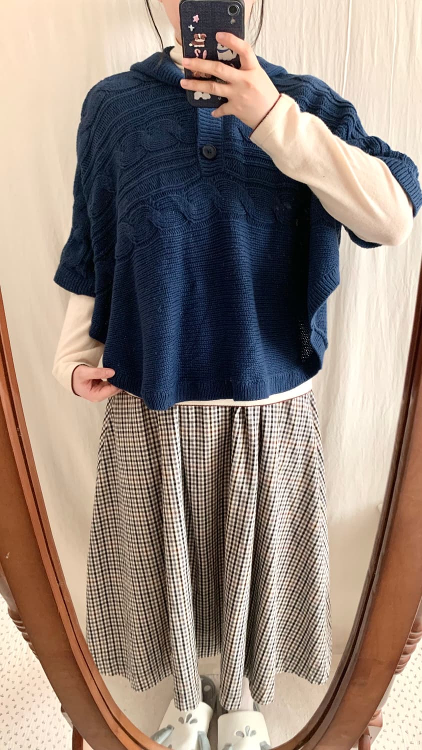 Old Navy 네이비 후드 케이프  상품이미지3