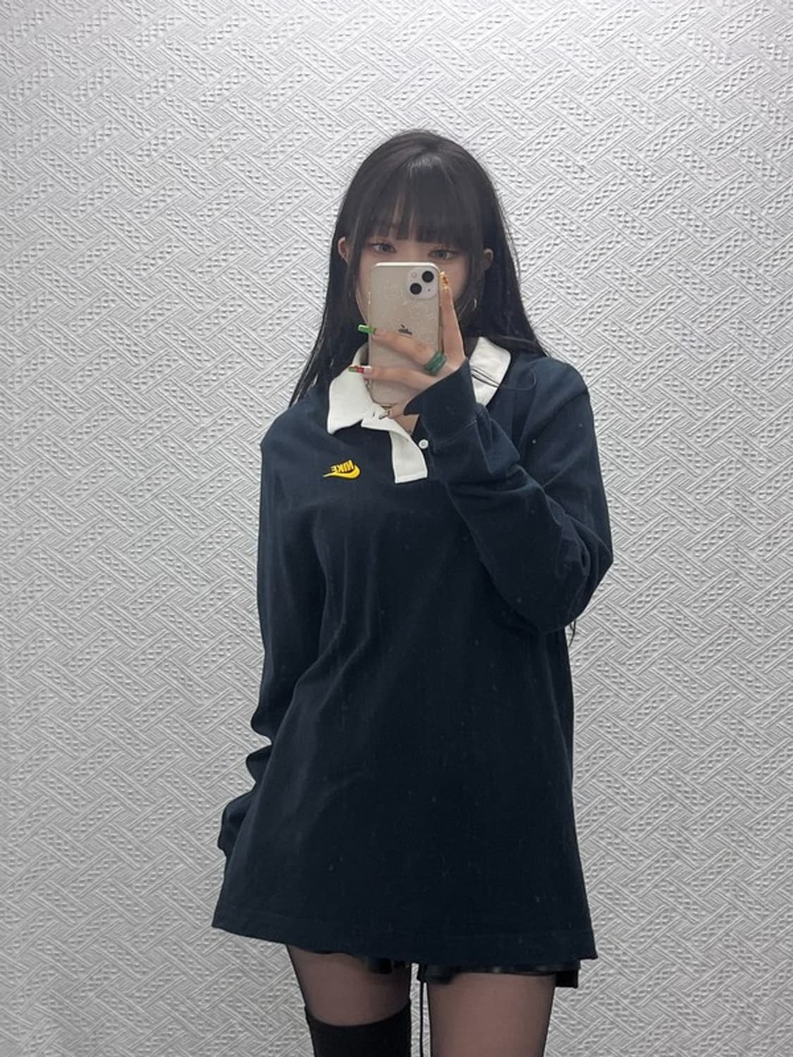 나이키 올드스쿨 레트로 빈티지 럭비 카라 롱슬리브 L C09537 상품이미지2