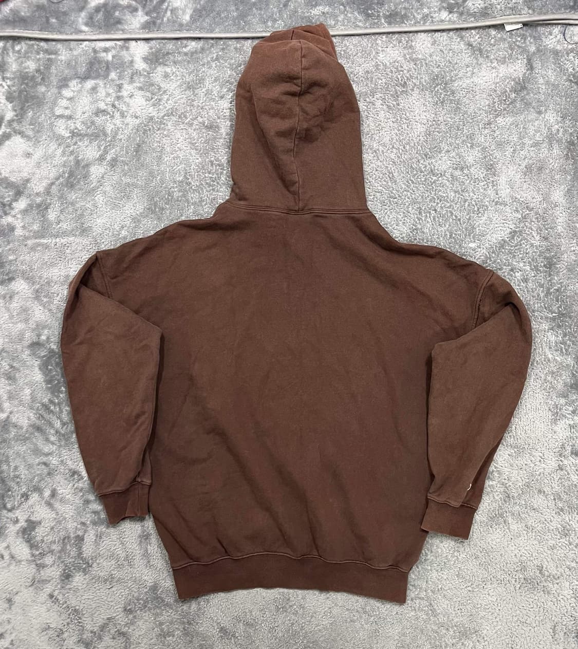 OIOI오아이오아이 빅로고 브라운 데일리 후드티(L) 상품이미지3