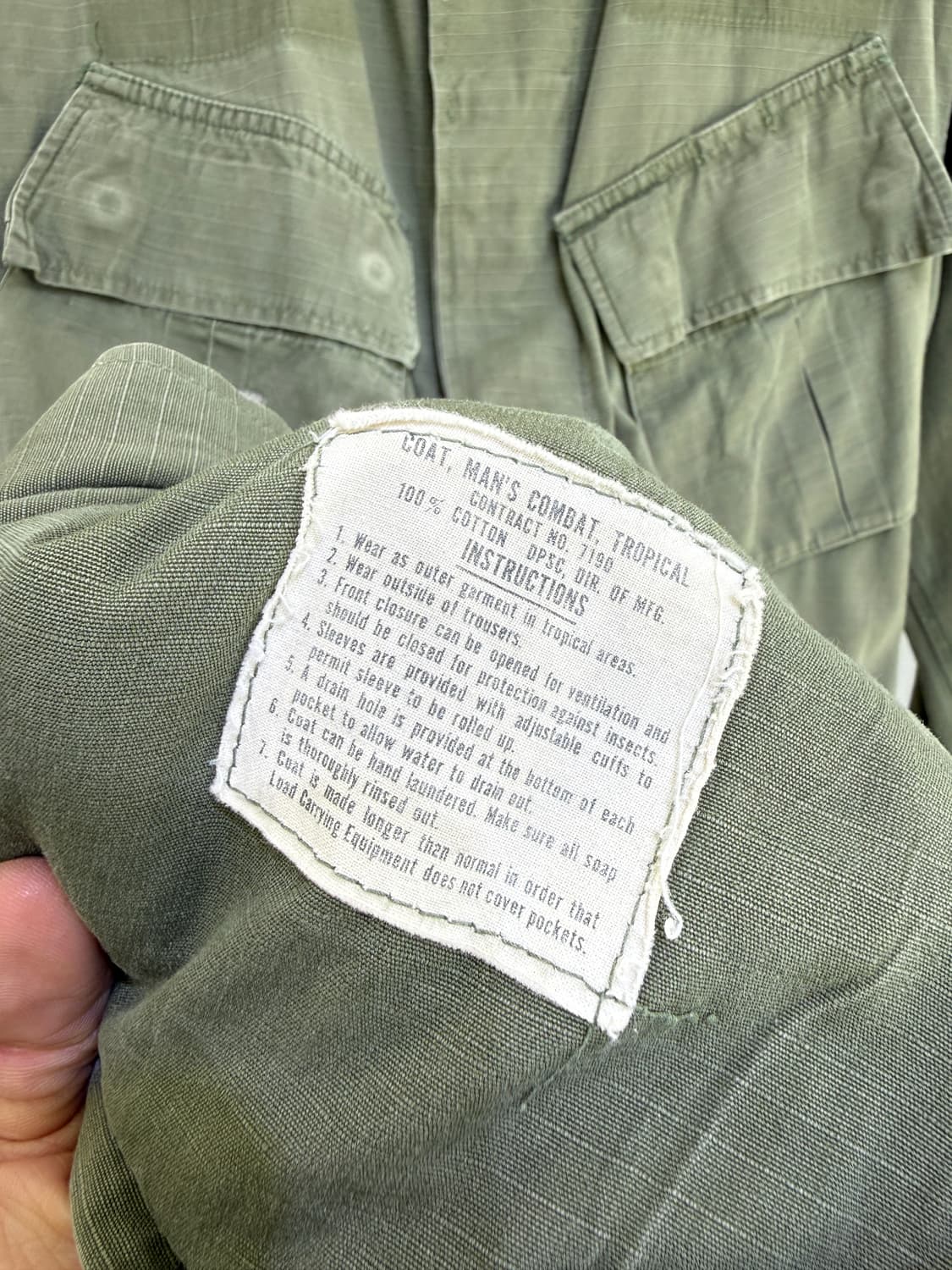 U.S ARMY JUNGLE FATIGUE JACKET 상품이미지6