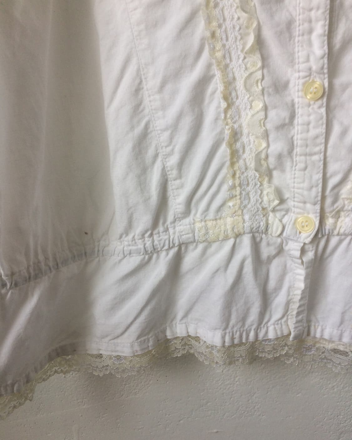 Lace trimming blouse 상품이미지6