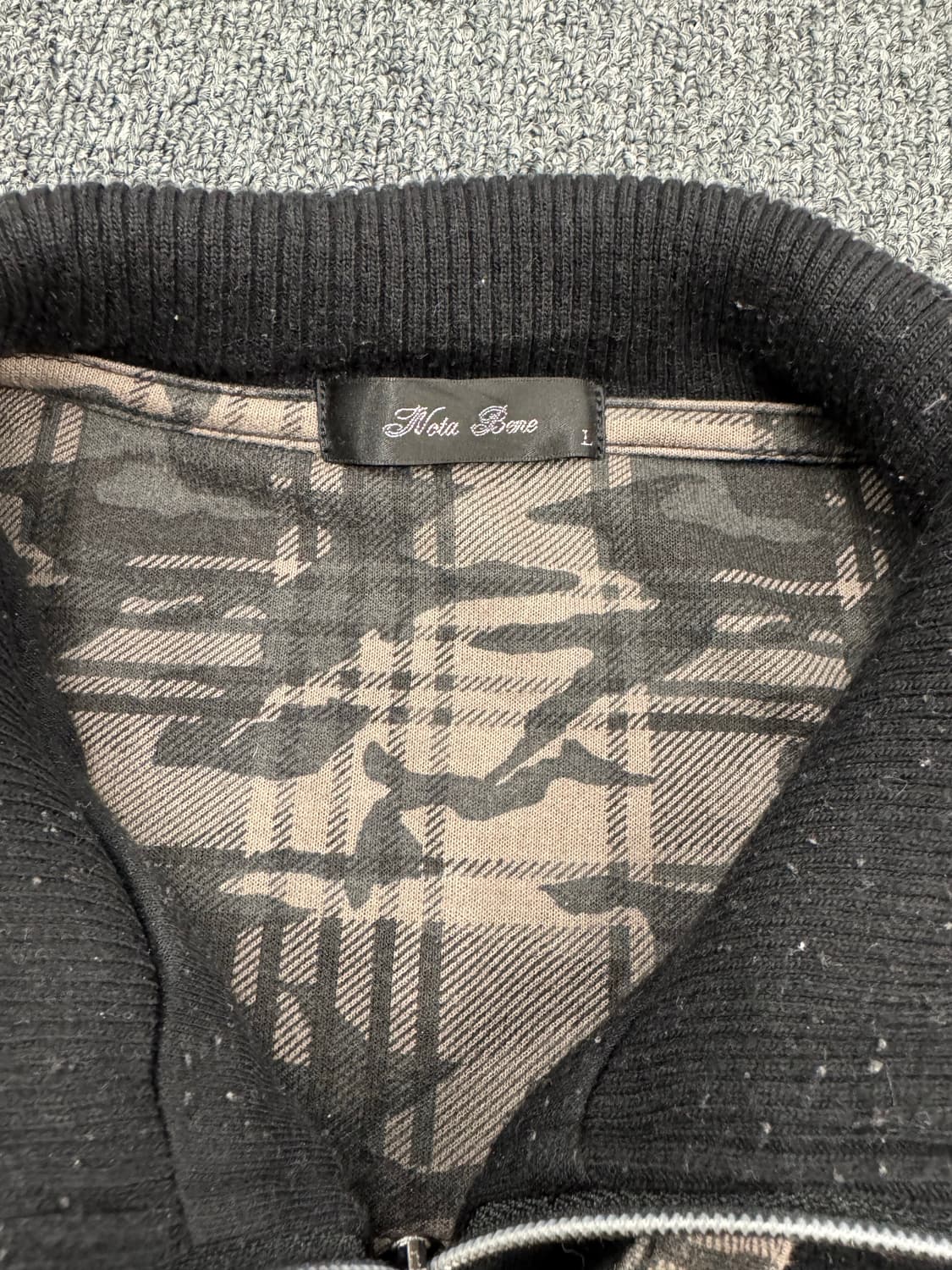 japanese vintage 넥버튼 집업 자켓 상품이미지3