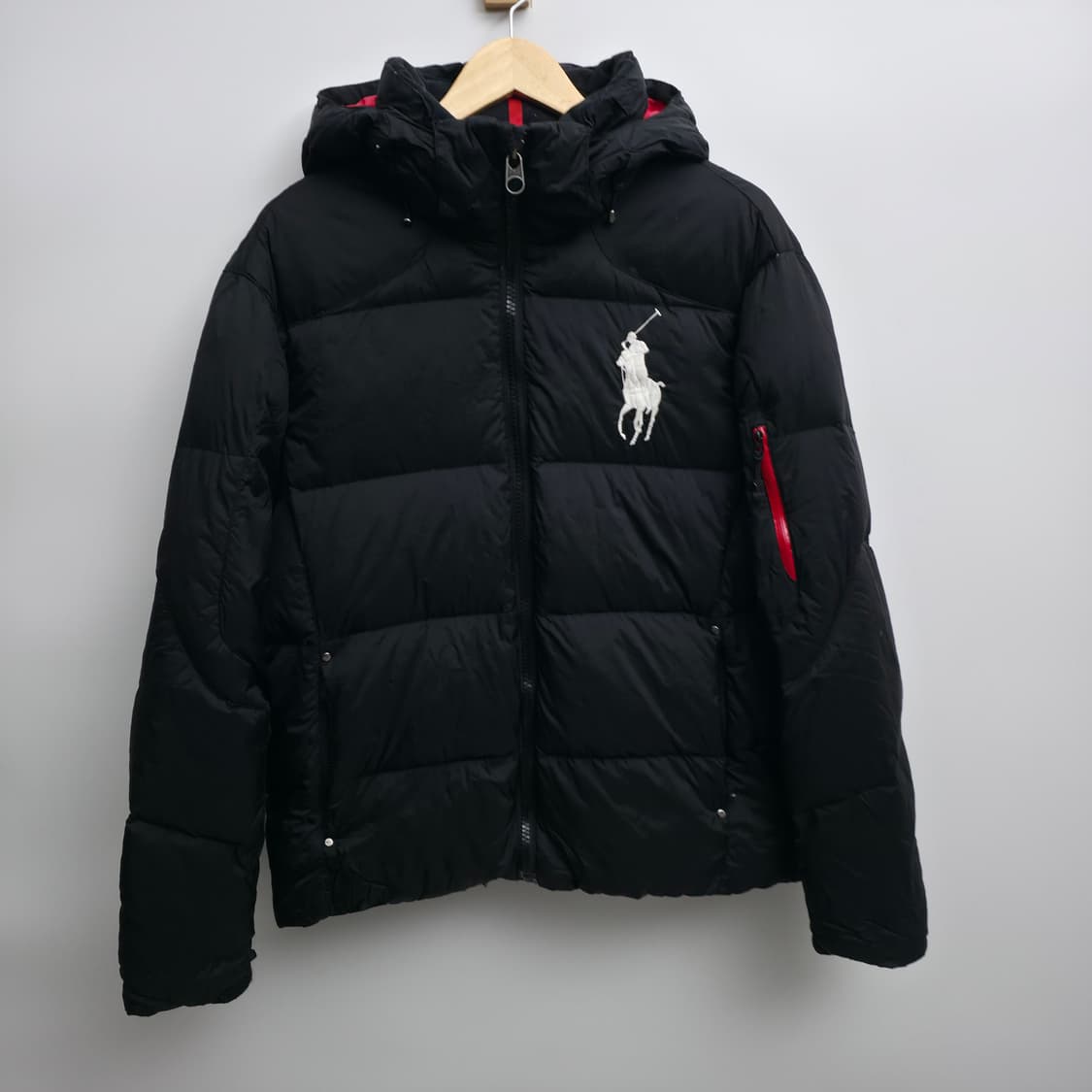 [L] 폴로 랄프로렌 블랙 빅포니 패딩 상품이미지1