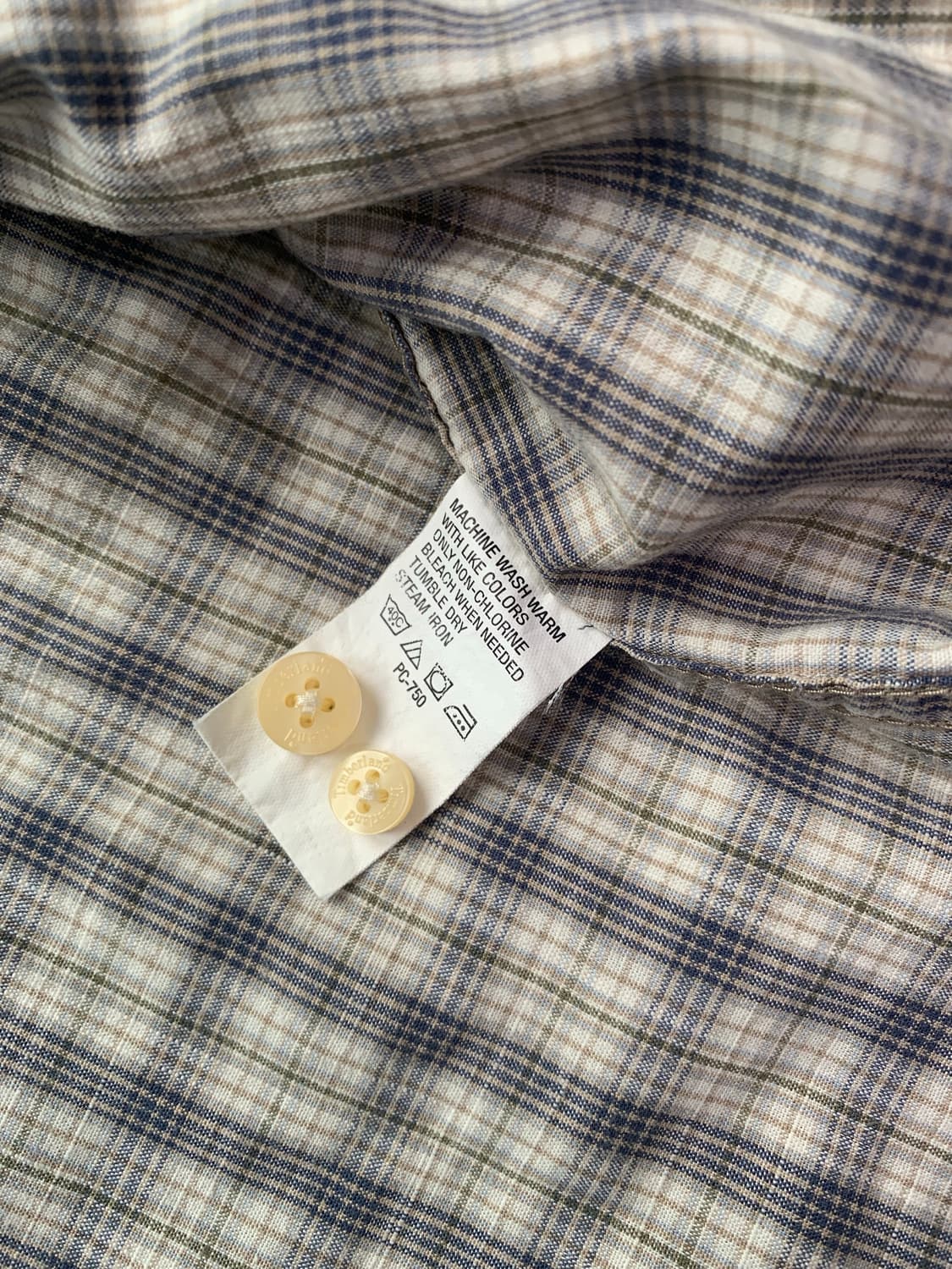팀버랜드 Timberland 남성 체크 셔츠 L 상품이미지7