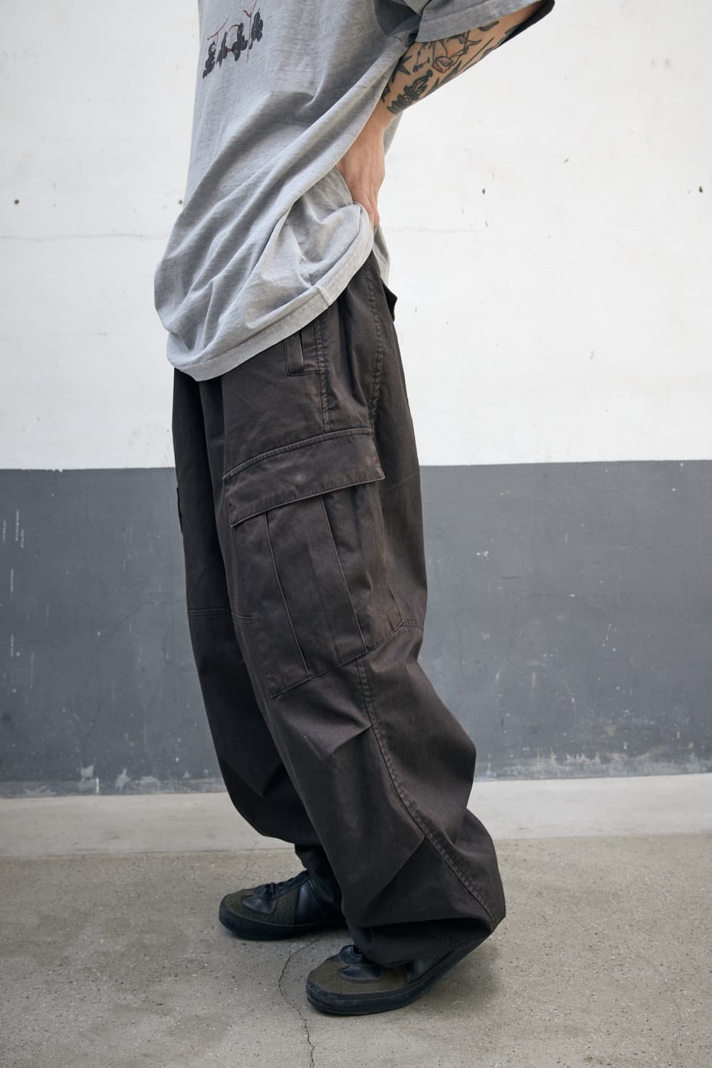 해칭룸 밀 팬츠 CPN 블랙 4size 상품이미지1