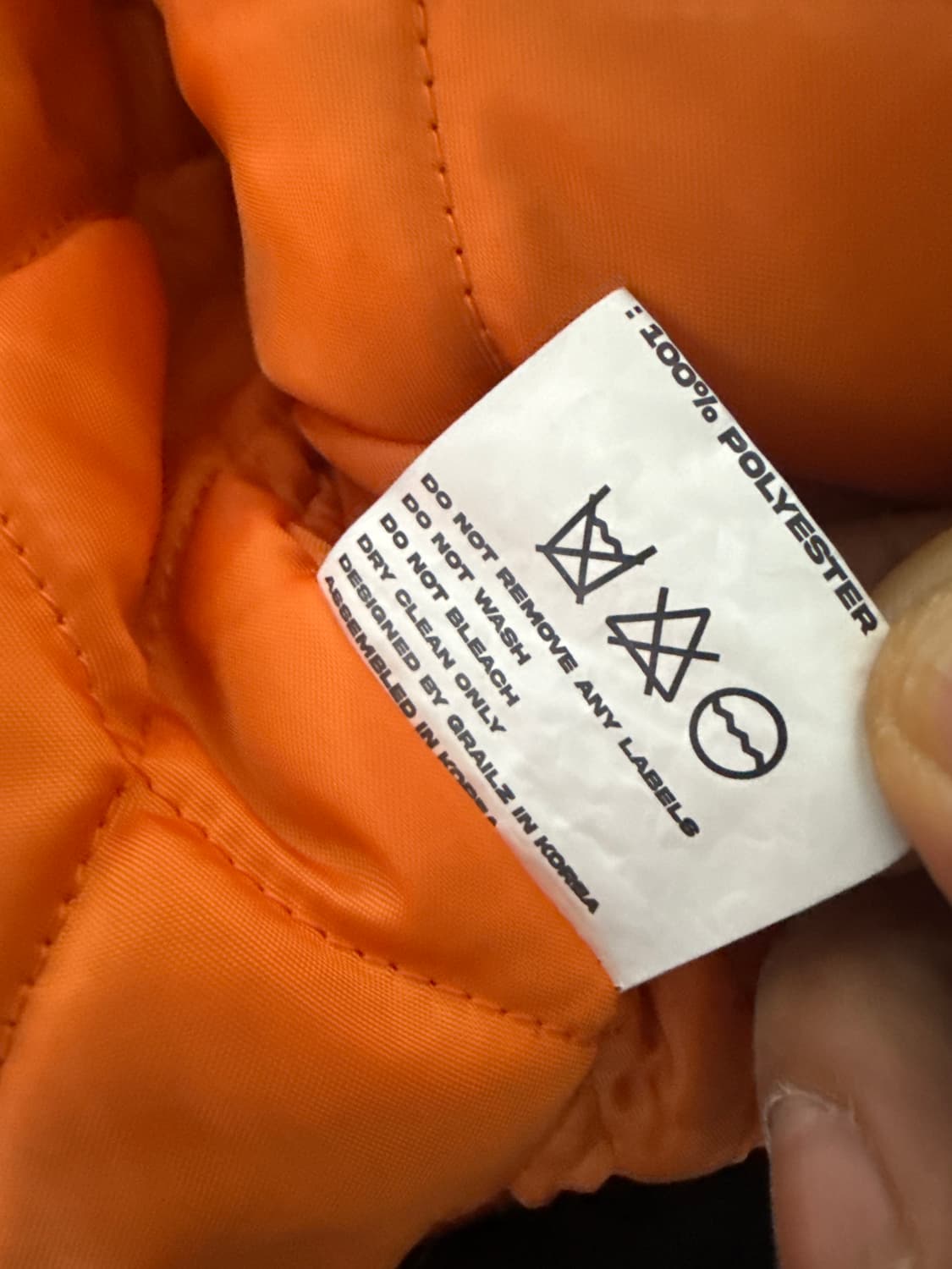 그레일즈 VINTAGE WASHED BOMBER JACKET 상품이미지9