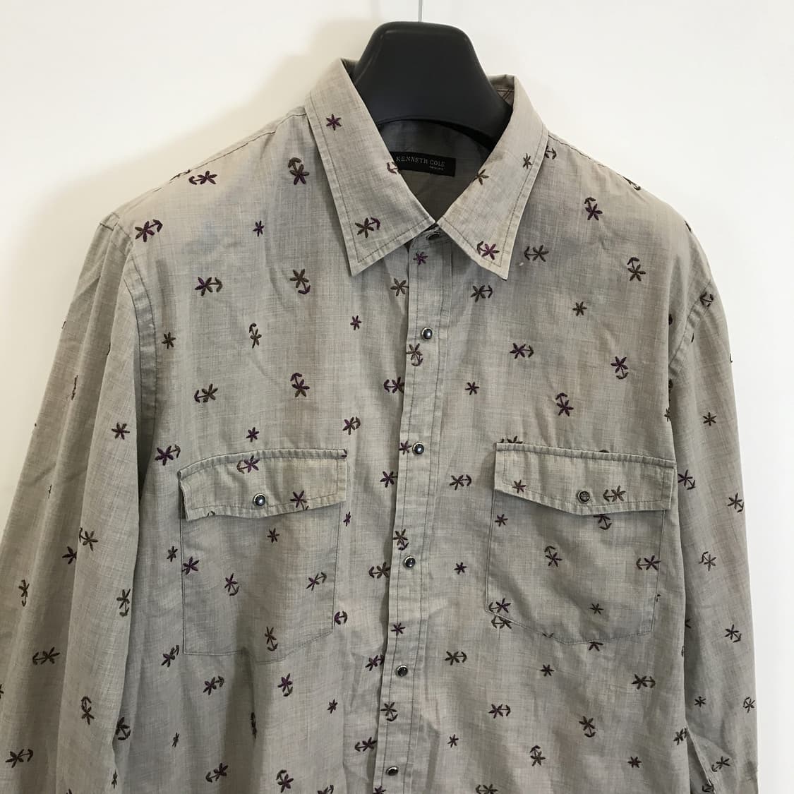 케네스콜 뉴욕 USA 웨스턴 스냅셔츠 [110] 상품이미지2