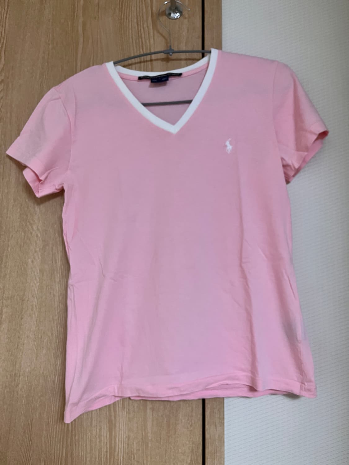 폴로 반팔 티셔츠 핑크 상품이미지1