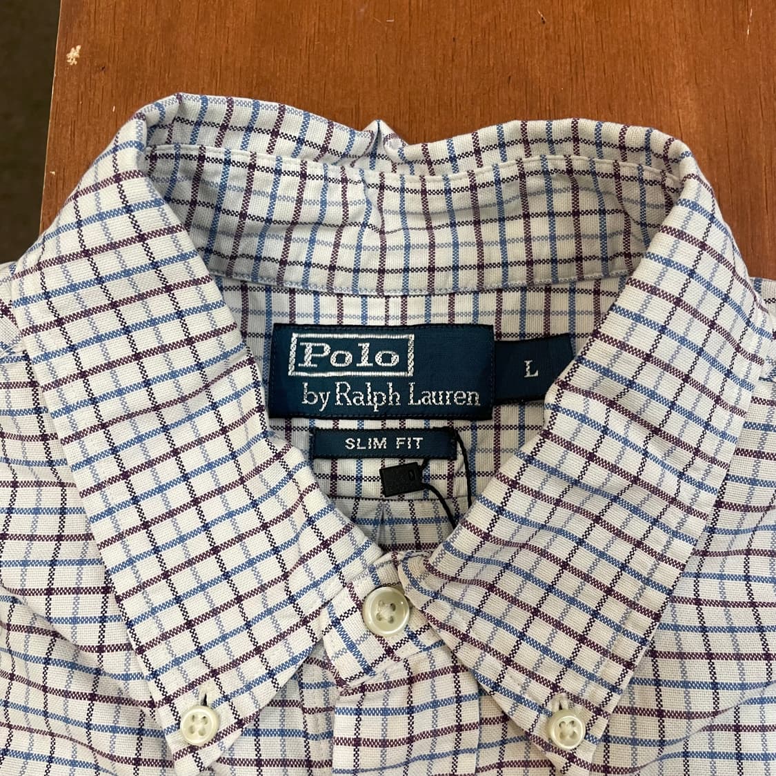 (L) POLO 폴로 랄프로렌 체크 셔츠 슬림핏 상품이미지8