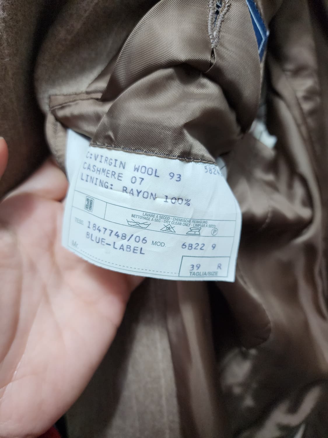 폴로 이태리 버진울 스트라이프 블레이저 상품이미지7