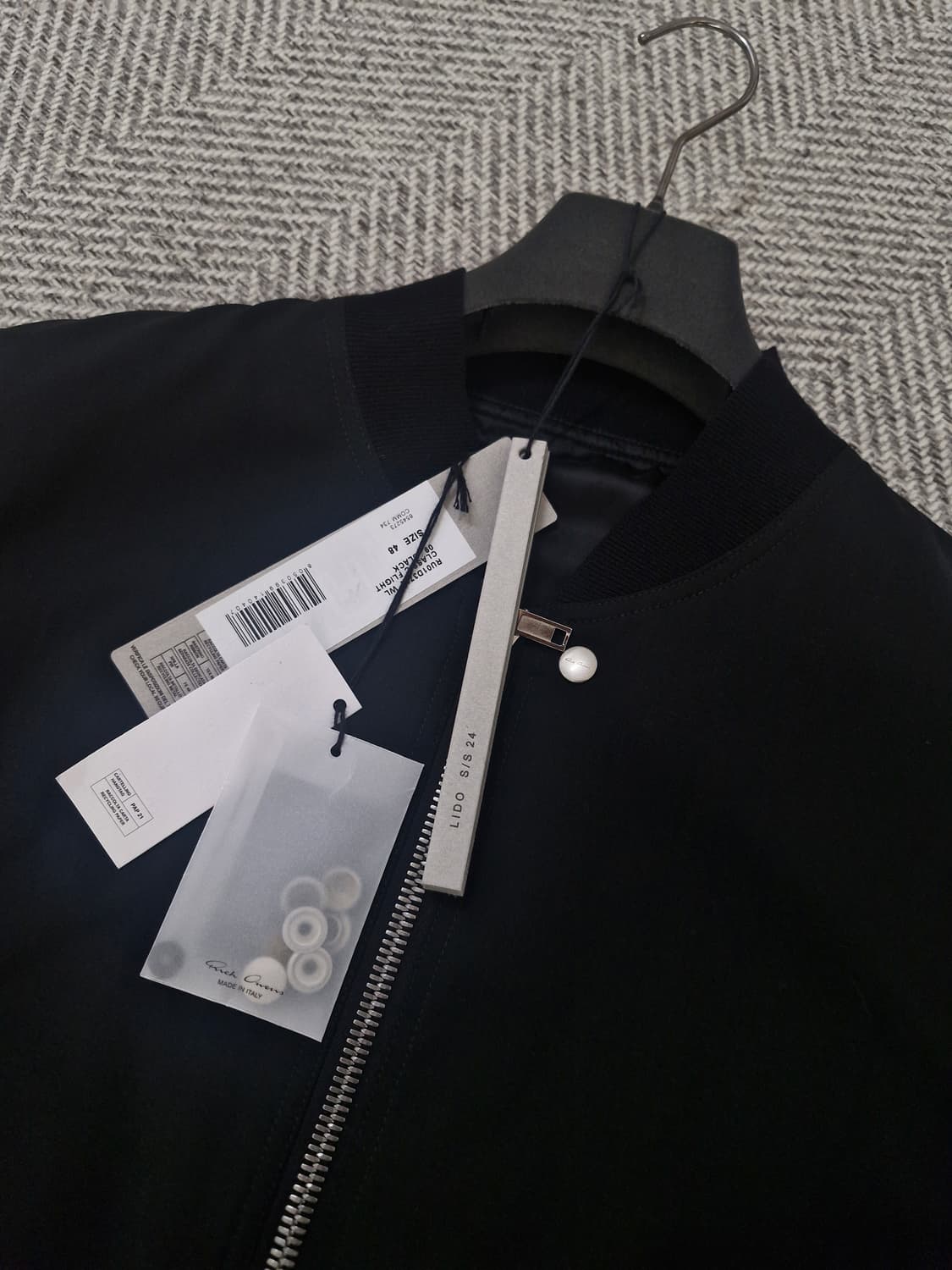 (새상품) 릭오웬스 플라이트 리도 울 봄버 48사이즈 상품이미지4