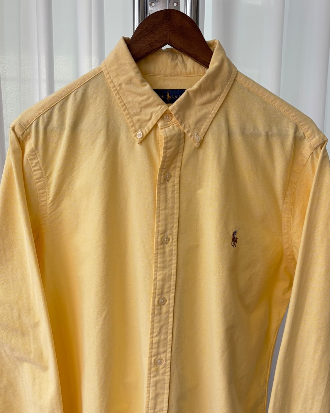 [L]폴로 랄프로렌 옐로우 옥스포드 셔츠 상품이미지5