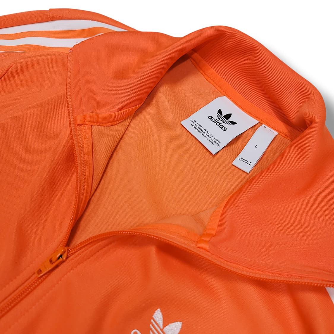 [L] 아디다스 오렌지&화이트라인 베켄바우어 트랙탑져지 상품이미지8