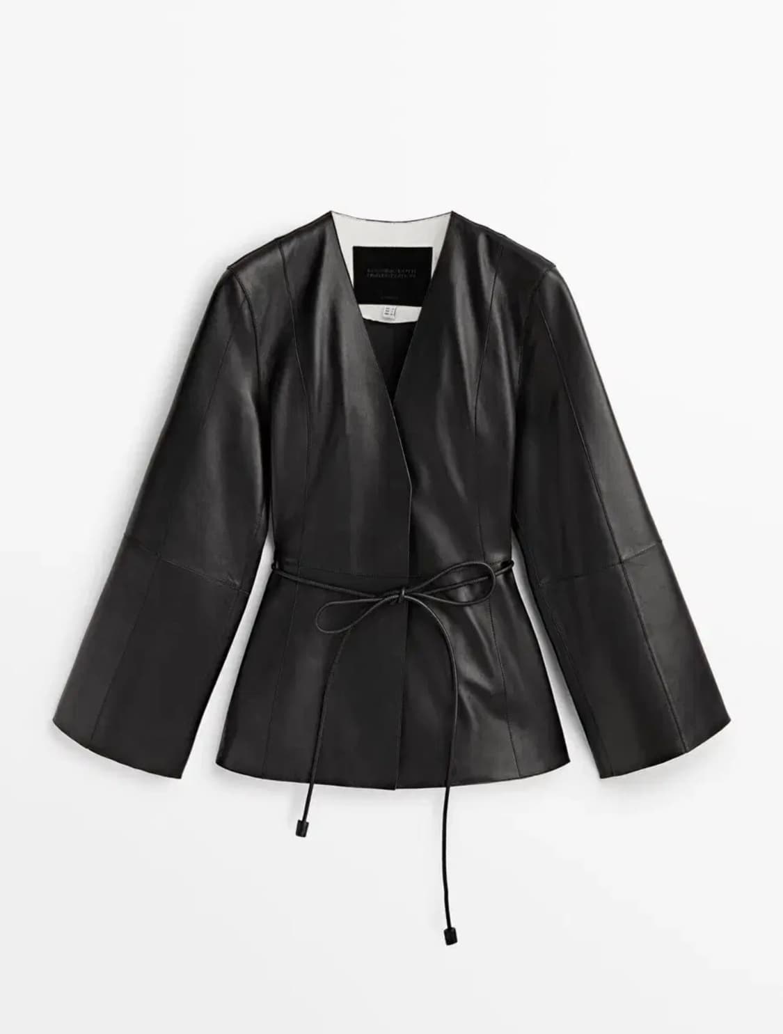 마시모두띠 nappa leather jacket 레더자켓 상품이미지1