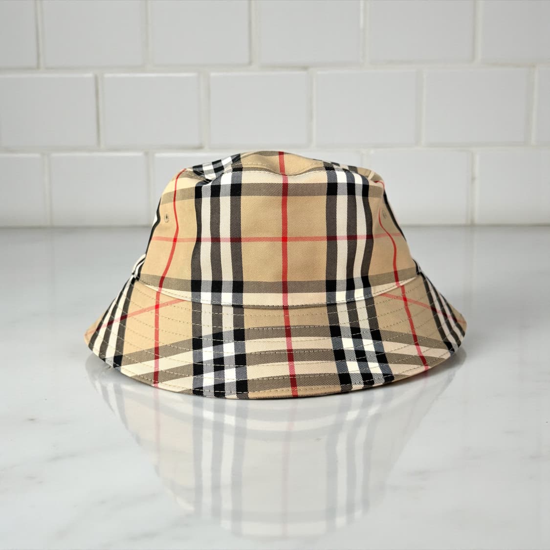 버버리 신형 화이트라벨 버킷햇 상품이미지5