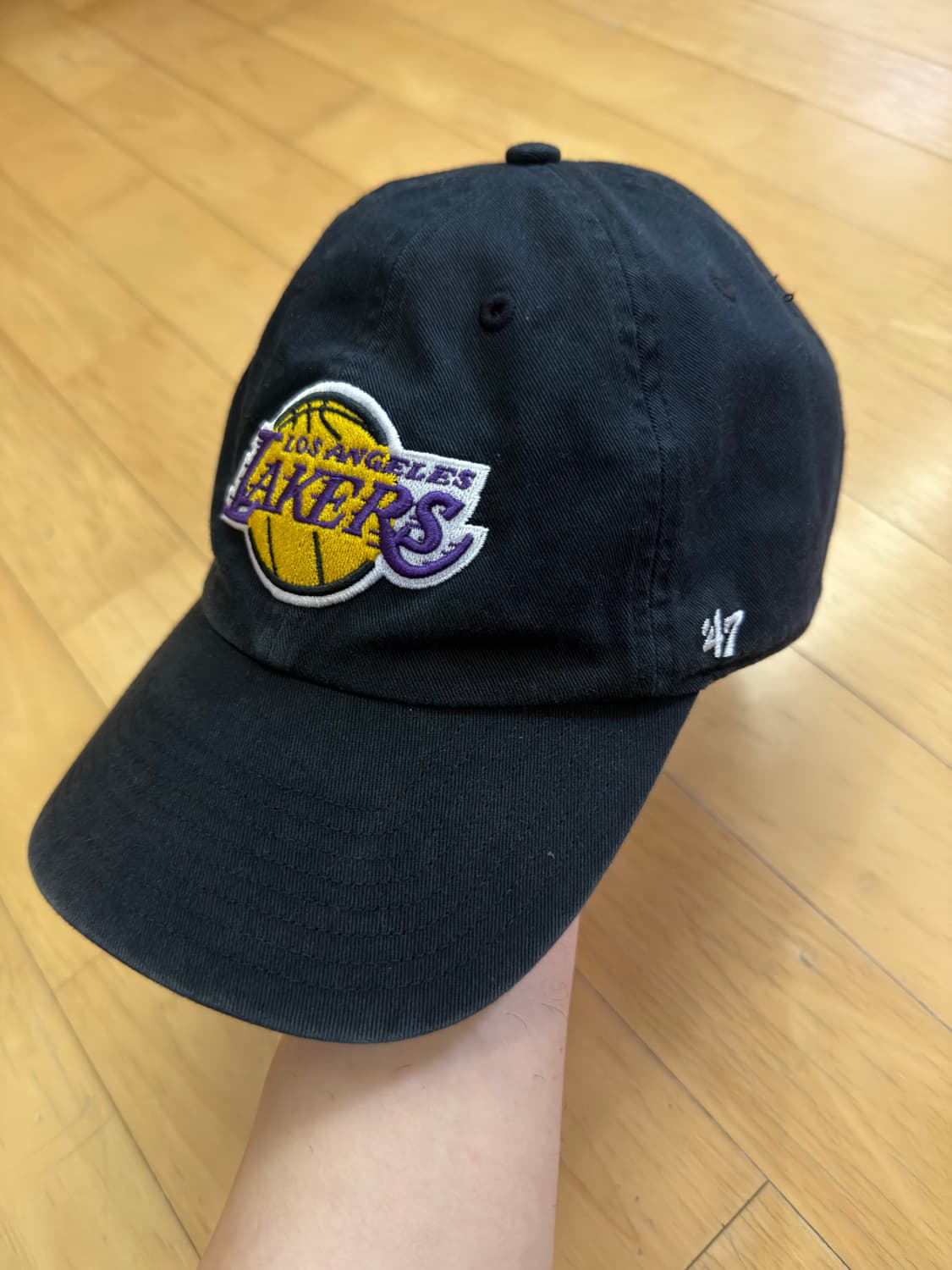 [47브랜드] LA 레이커스 클린업 볼캡 블랙 (NBA) 상품이미지1