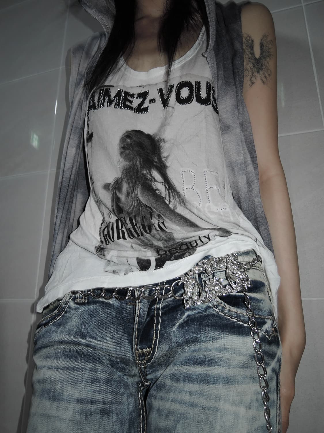 Cubic graphic Tank Top 상품이미지4