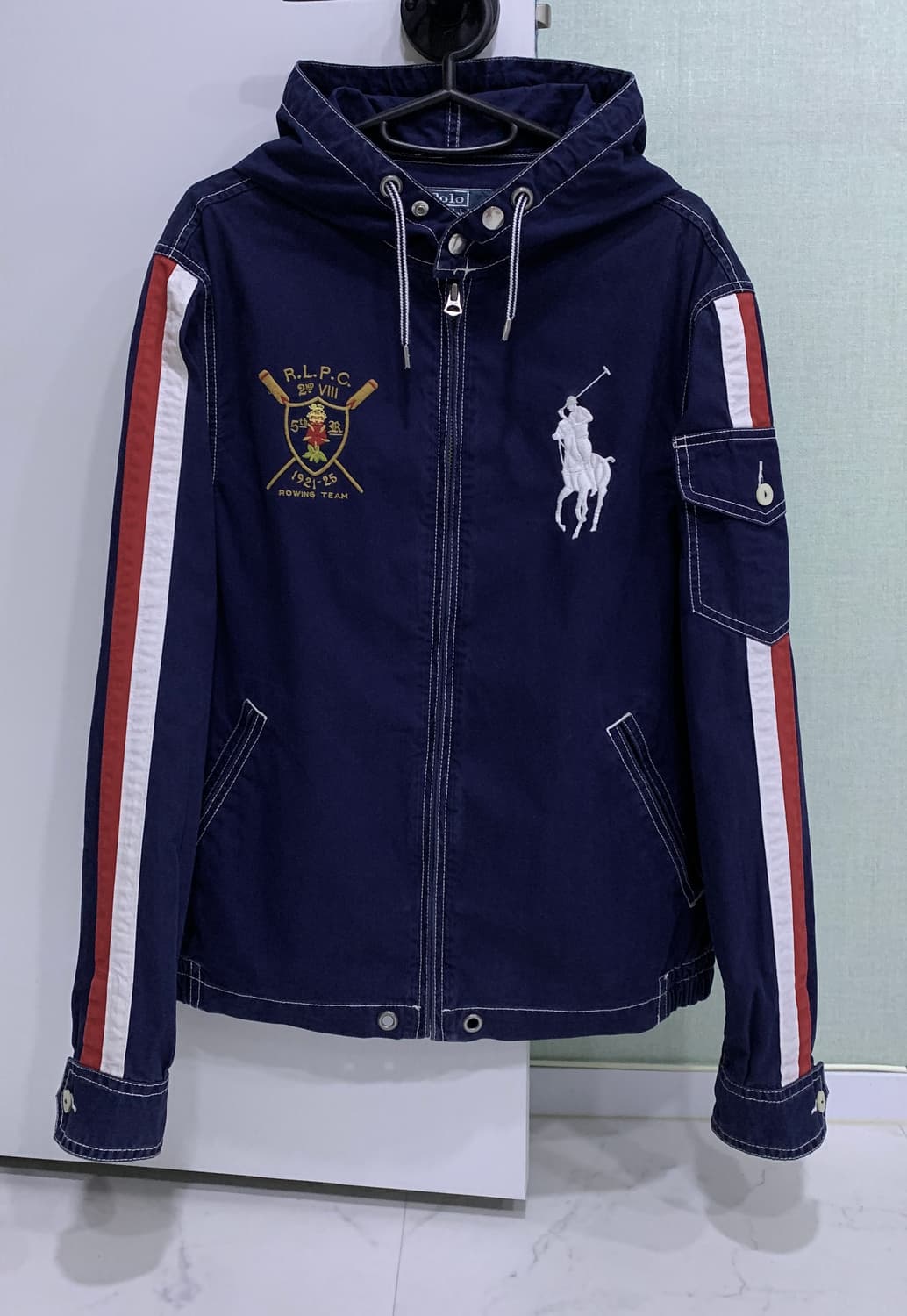 폴로 빅포니 레이싱 코튼후드자켓 상품이미지1