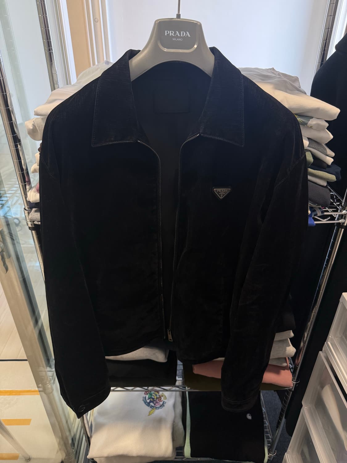 프라다 벨벳자켓 상품이미지1