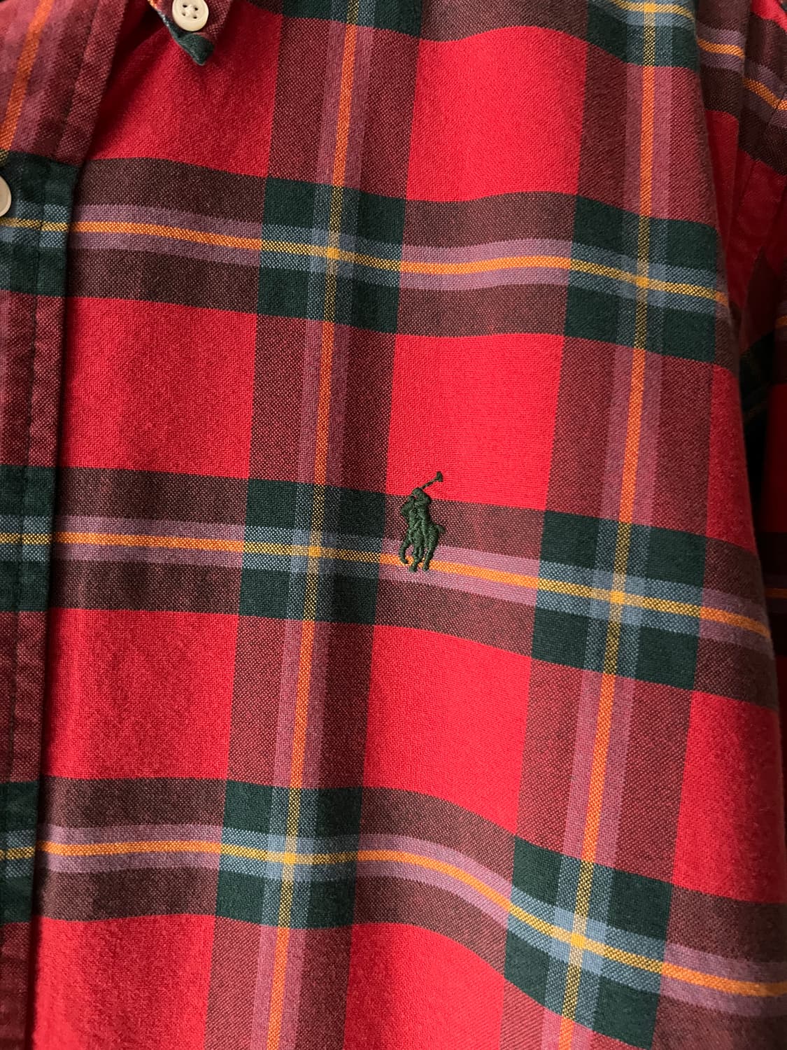 [M]폴로 랄프로렌 클래식 타탄체크 셔츠 상품이미지3